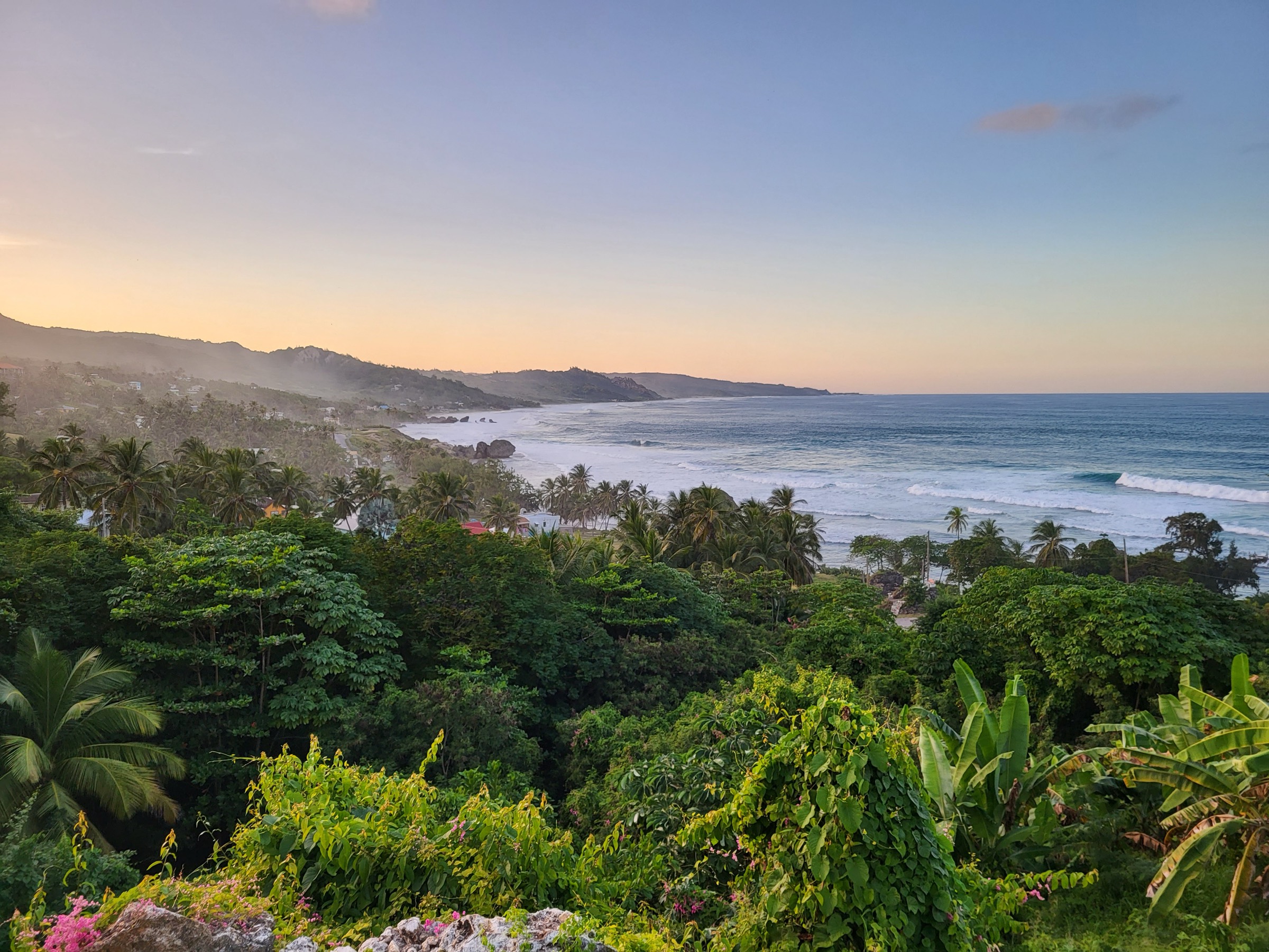 The east coast of Barbados at Bathsheba